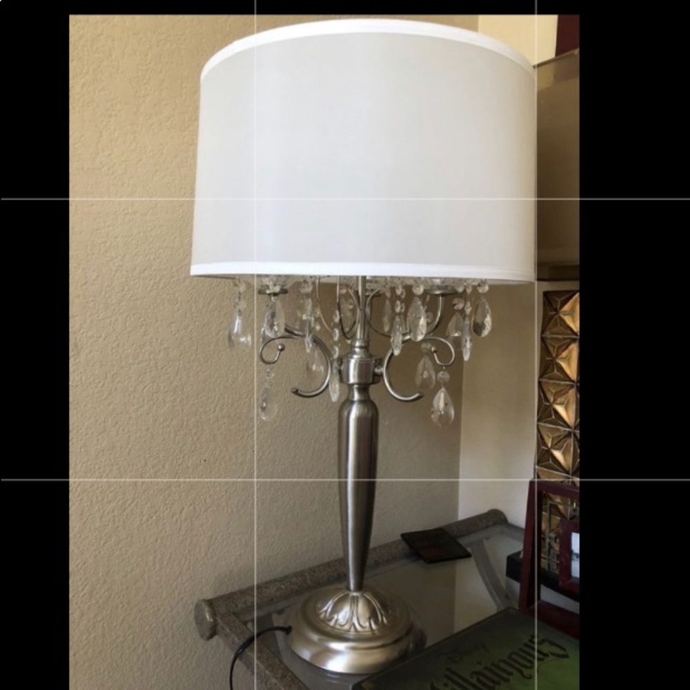 SET OF AURORA BAROCCO CRYSTAL TABLE LAMPS